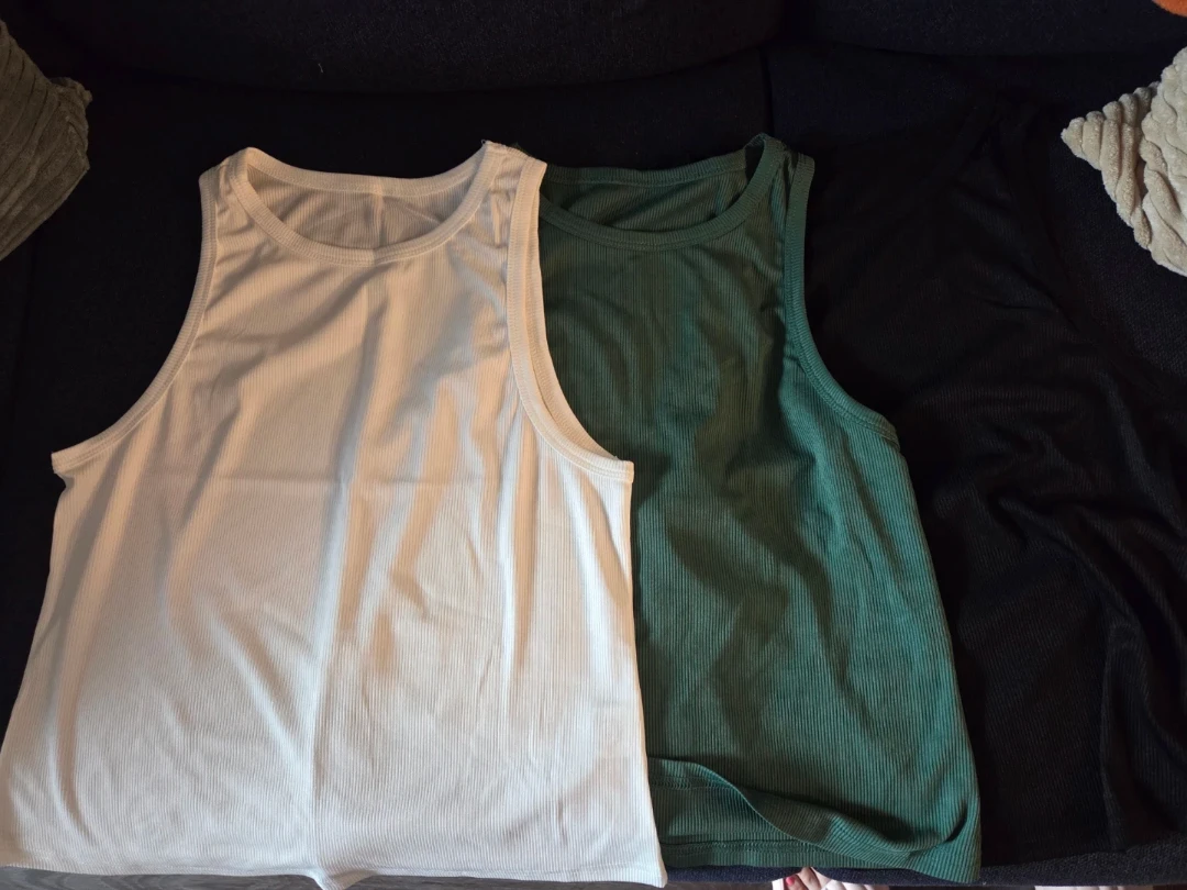 Ribbed Tank Tops - 3 pieces