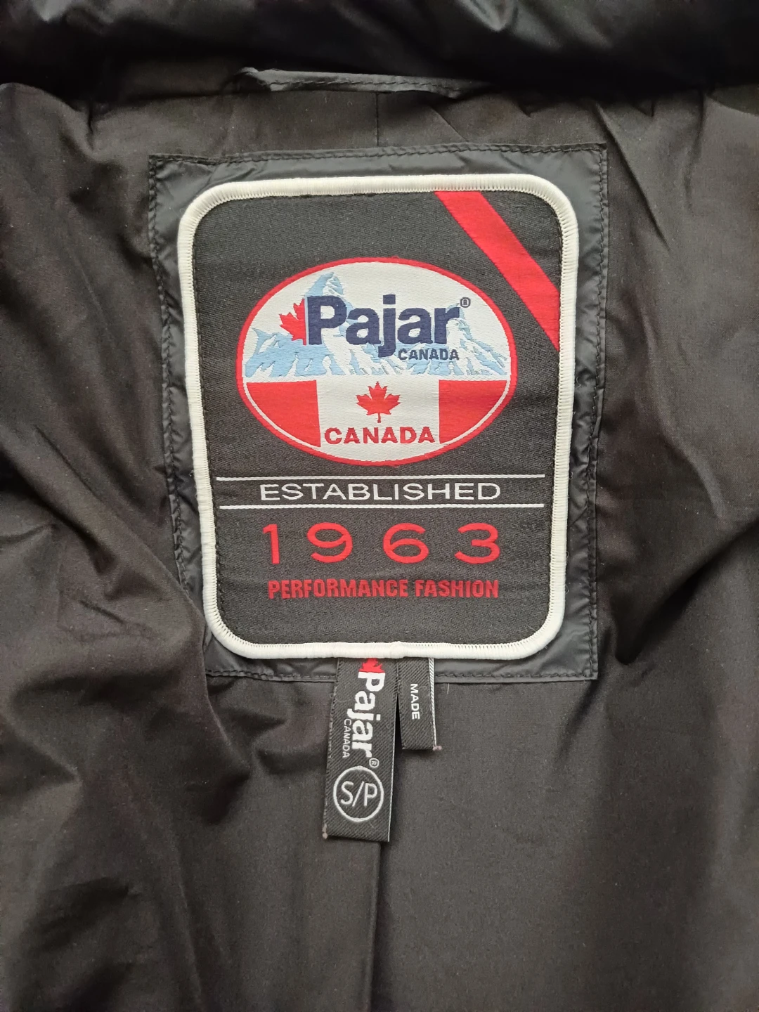 Pajar Canada Black Down Puffer Winter Coat - Size S/P - photo 4