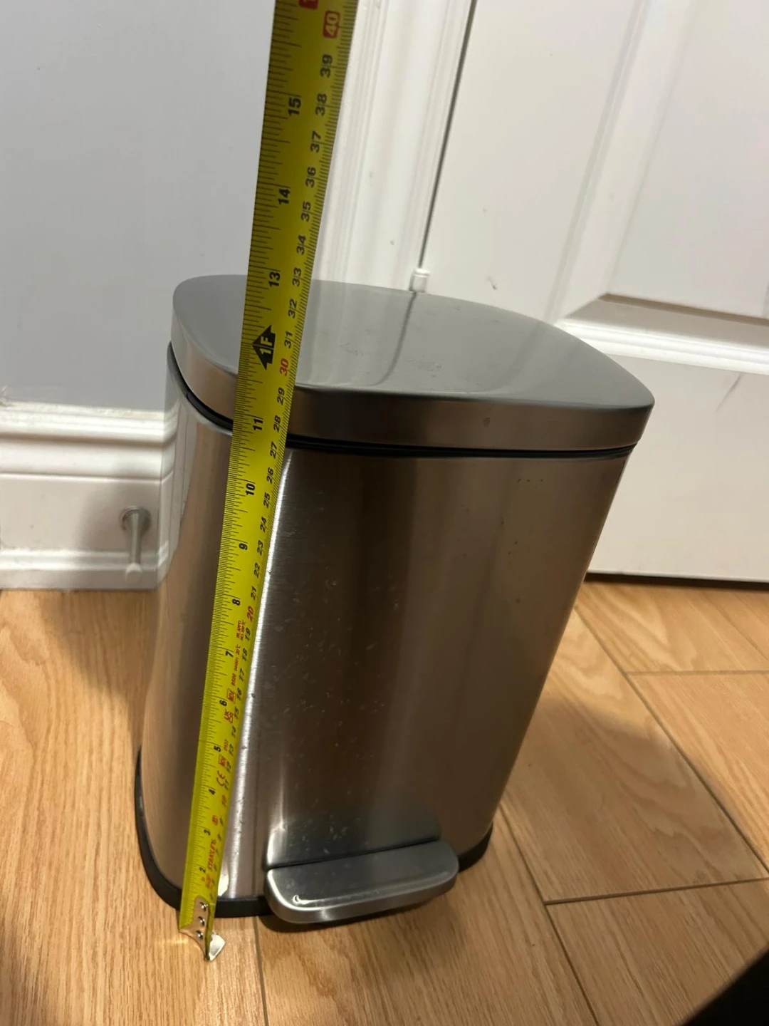 Stainless Steel Step Trash Can - photo 2