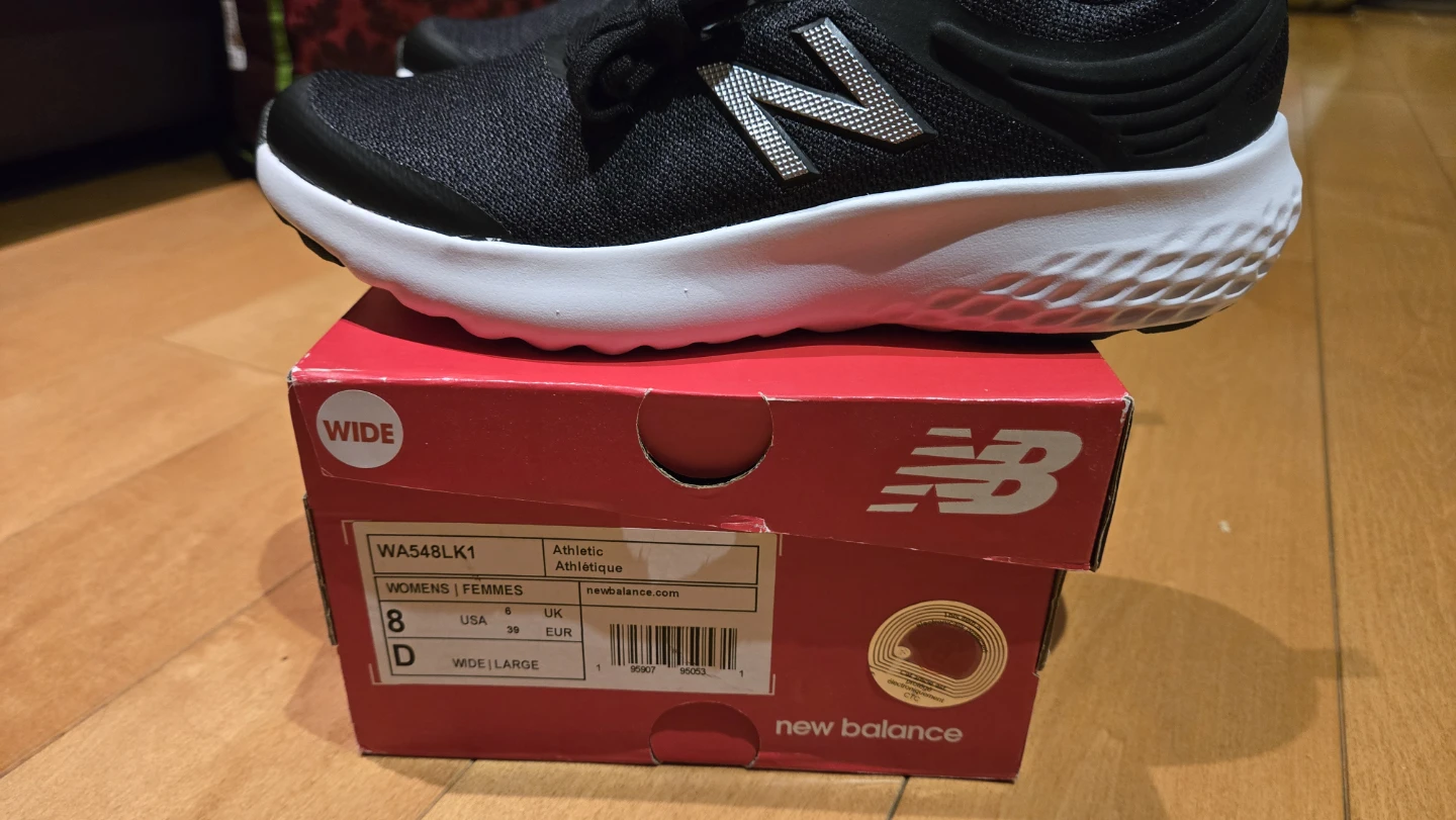 New Balance Women's Wide Athletic Shoes - Black - photo 2