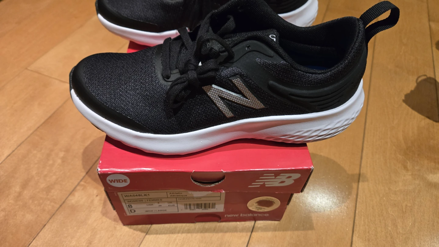 New Balance Women's Wide Athletic Shoes - Black - photo 3
