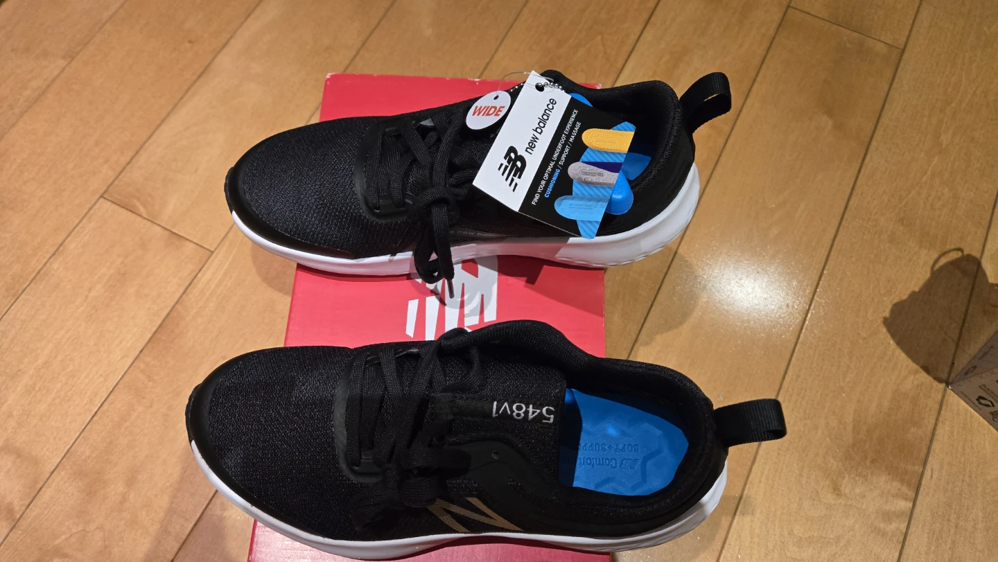 New Balance Women's Wide Athletic Shoes - Black - photo 4