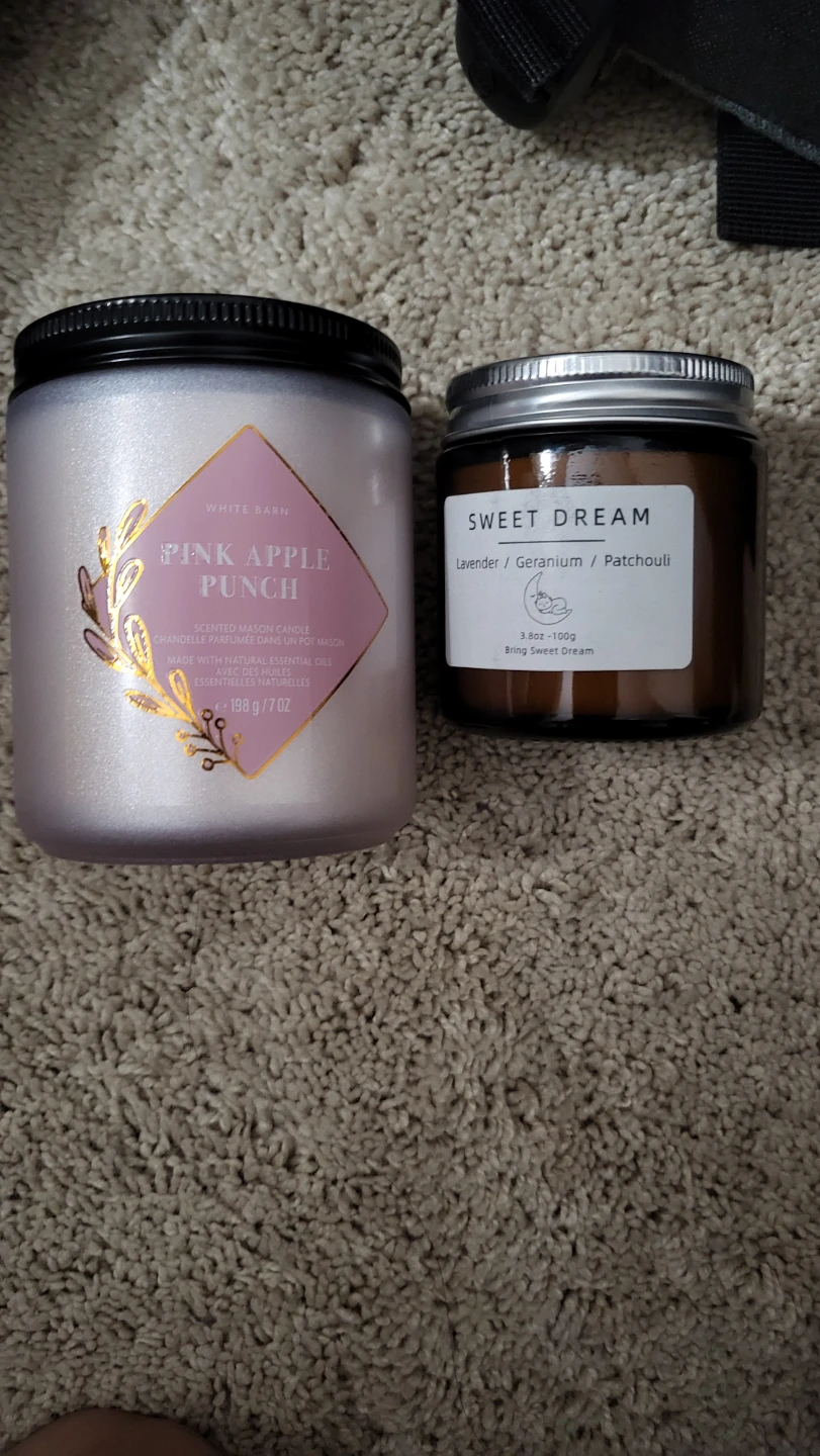 White Barn Pink Apple Punch Candle & Sweet Dream Candle