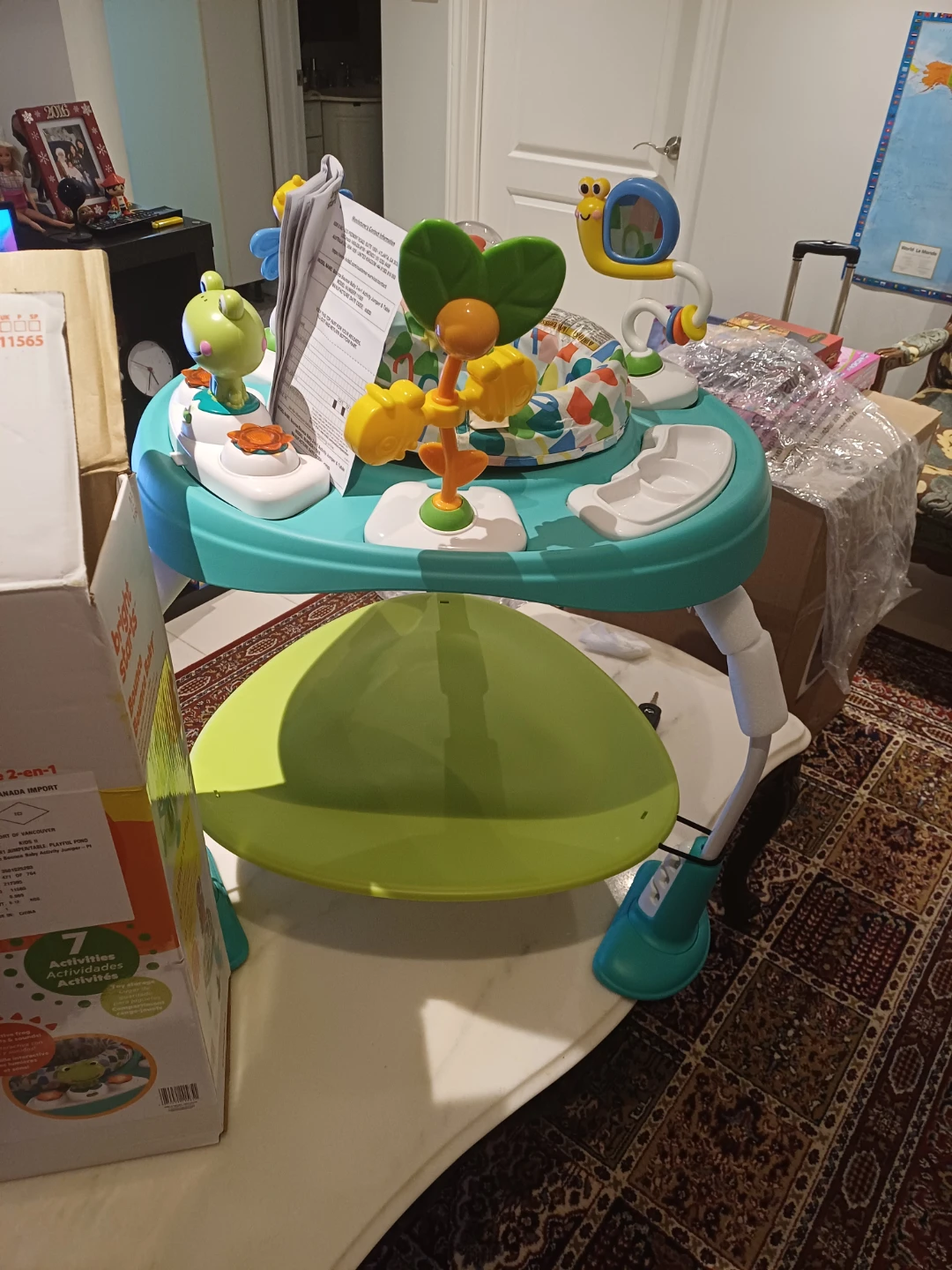 Bright Starts Bounce Bounce Baby 2-in-1 Activity Jumper & Table - photo 3