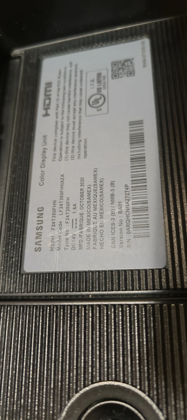 Samsung LF24T350FHN 24-inch Colour Display Unit - photo 4