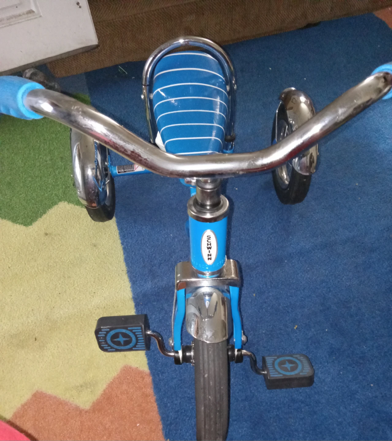 Blue Schwinn Tricycle