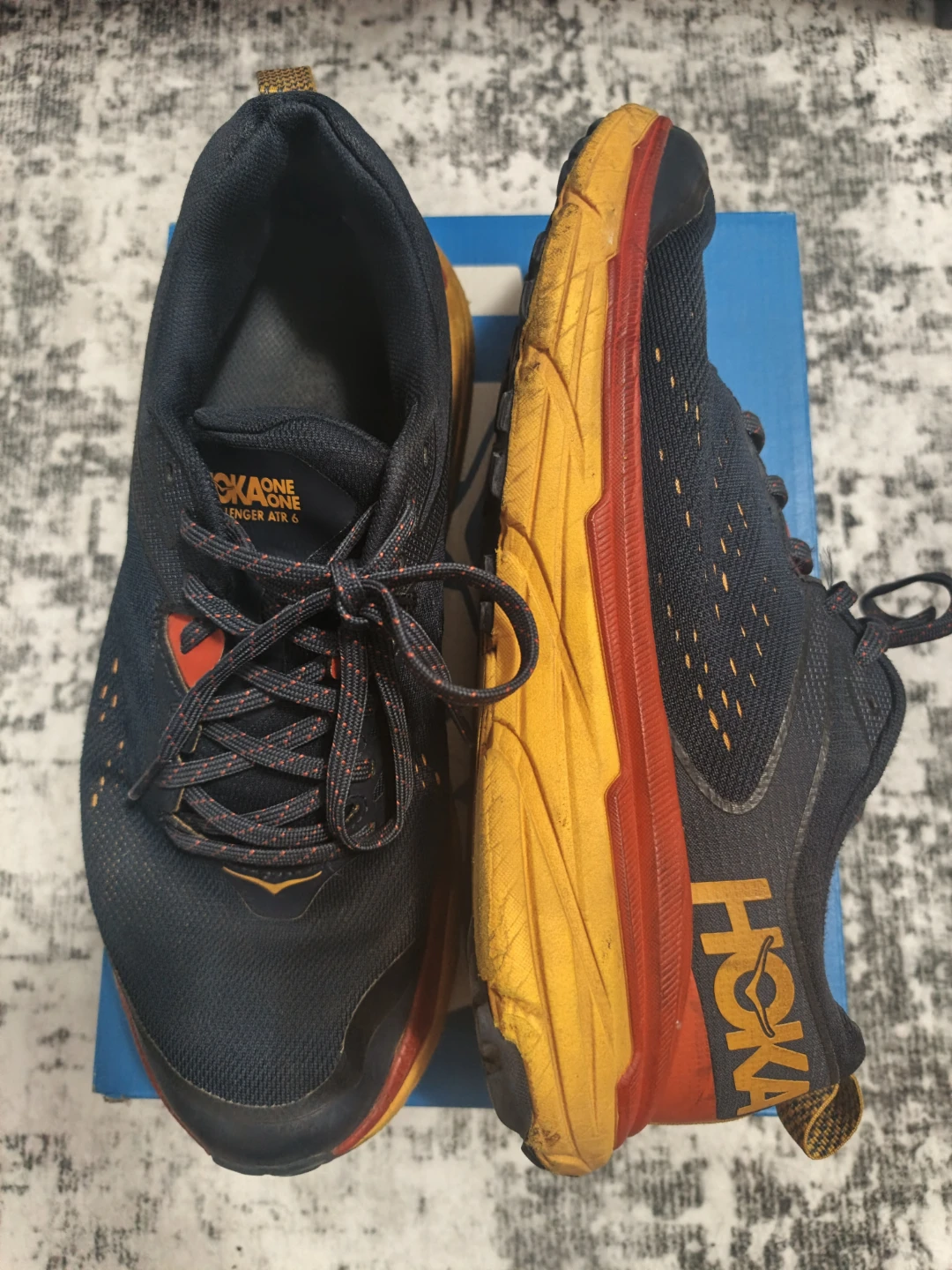 Hoka One One Challenger ATR 6 Trail Running Shoes Men's Size 9