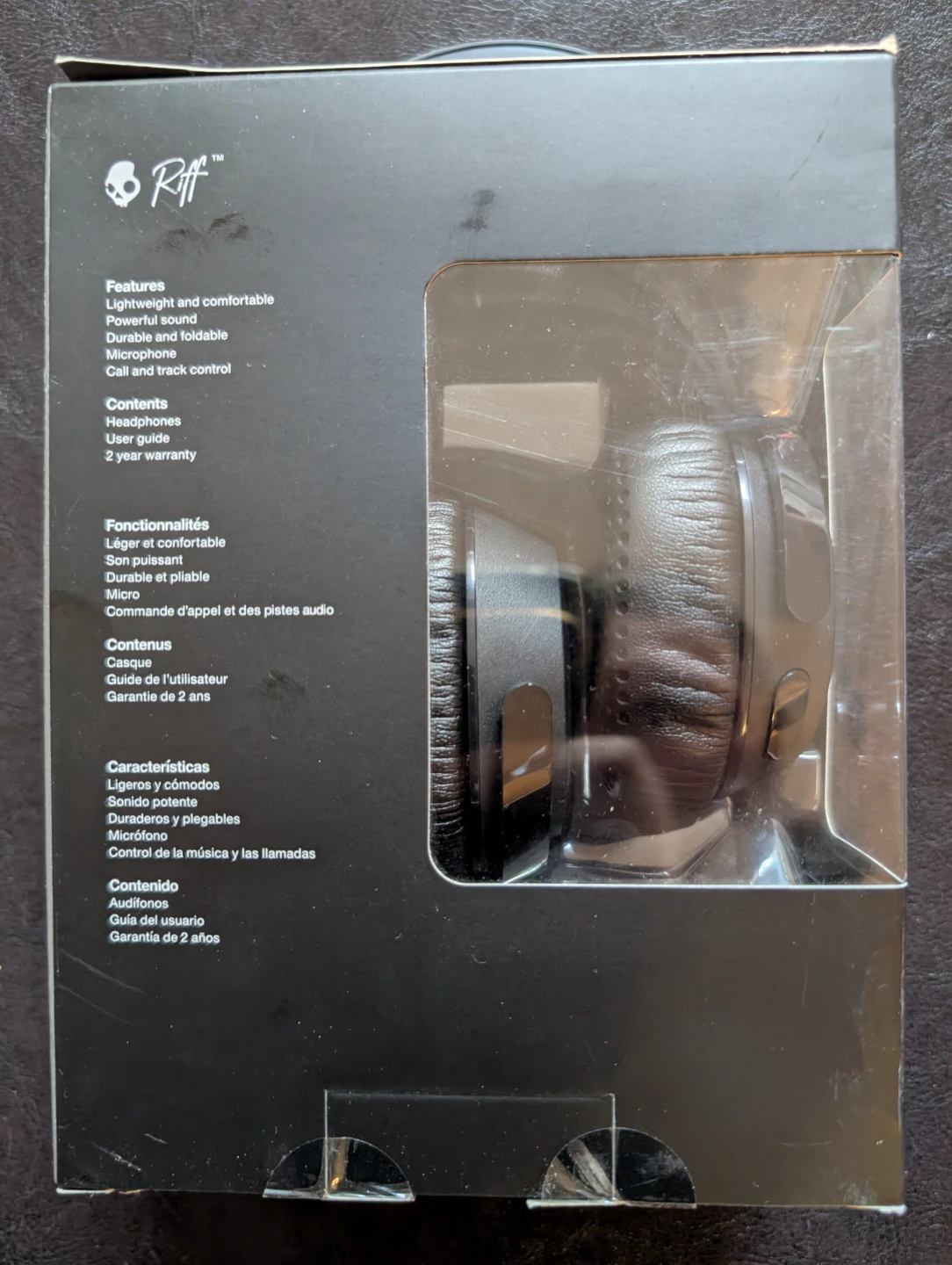 NEW Skullcandy Riff Headphones - Black - photo 2