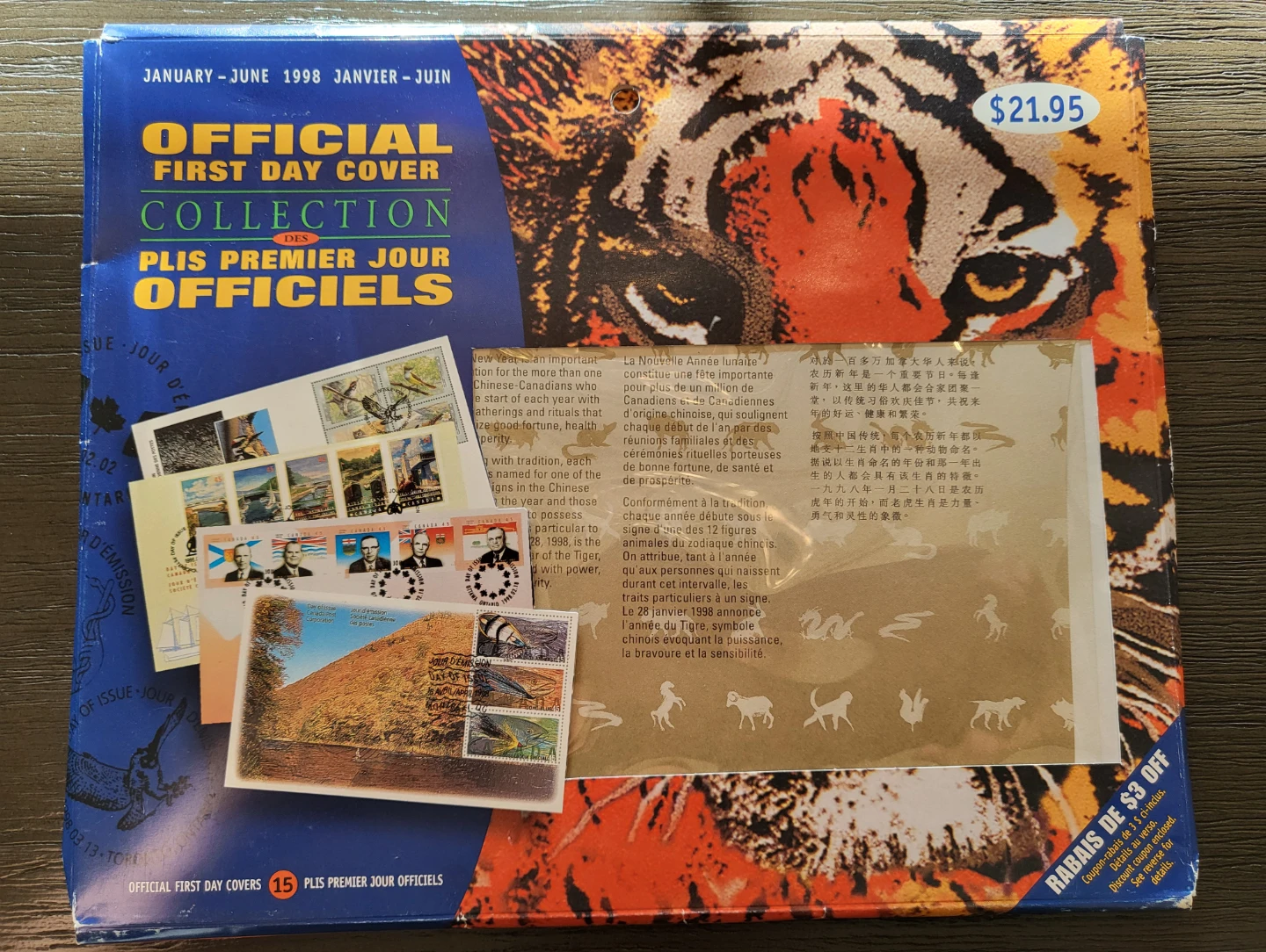 Canada Official First Day Cover Collection January - June 1998