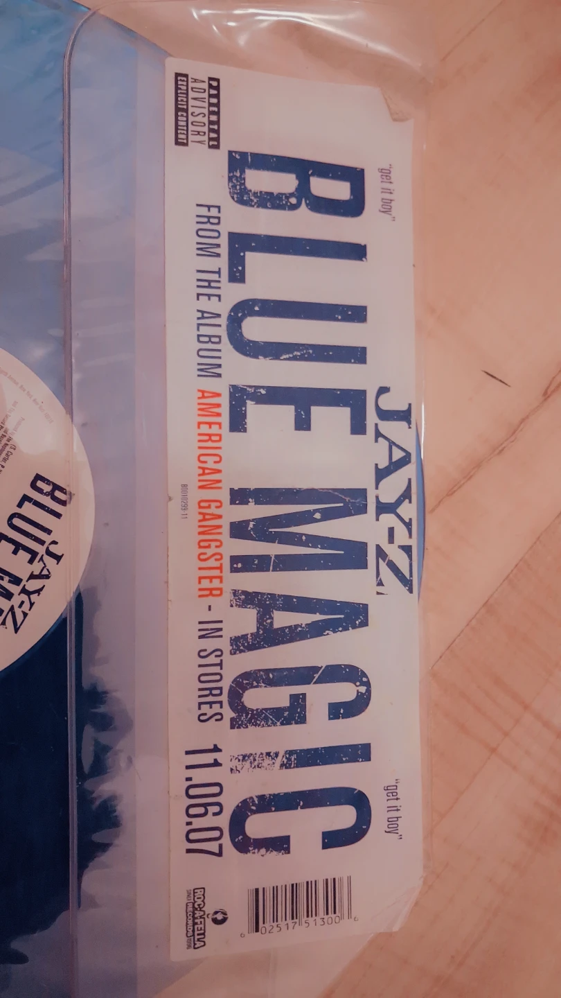 Jay-Z Blue Magic 12" Vinyl Record Never opened. Still sealed up! - photo 4