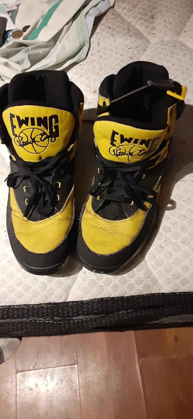 Ewing Athletics Black & Yellow Basketball Shoes - Size 33 - photo 4