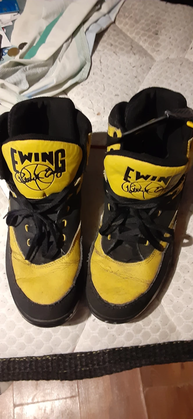 Ewing Athletics Black & Yellow Basketball Shoes - Size 33 - photo 5