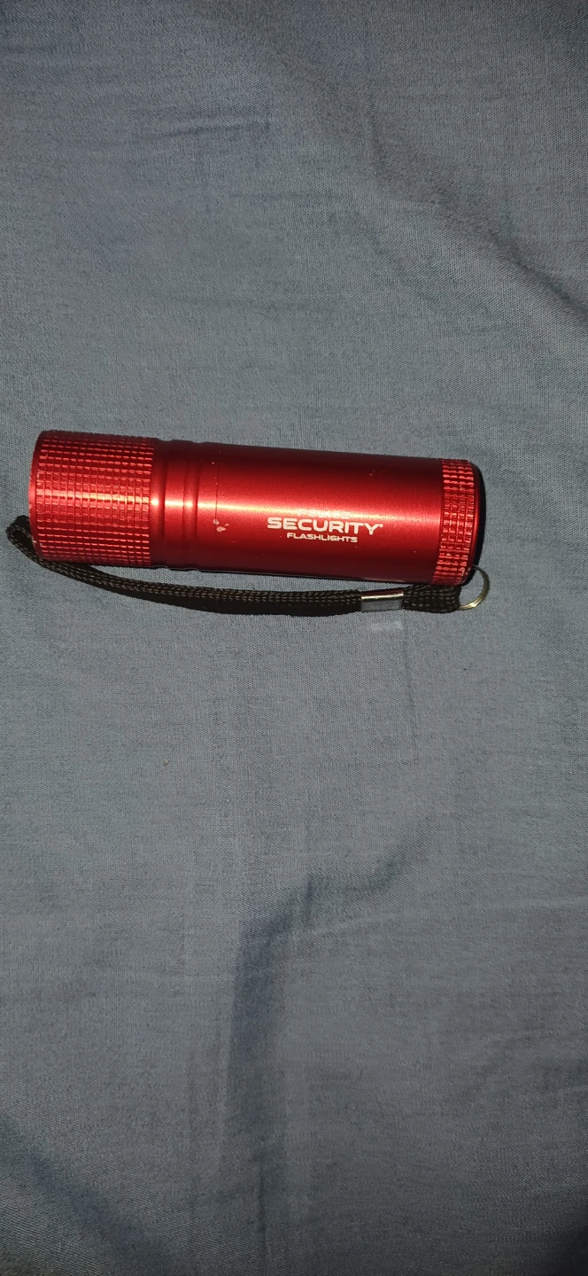 Police Security Mini LED Flashlight - Red