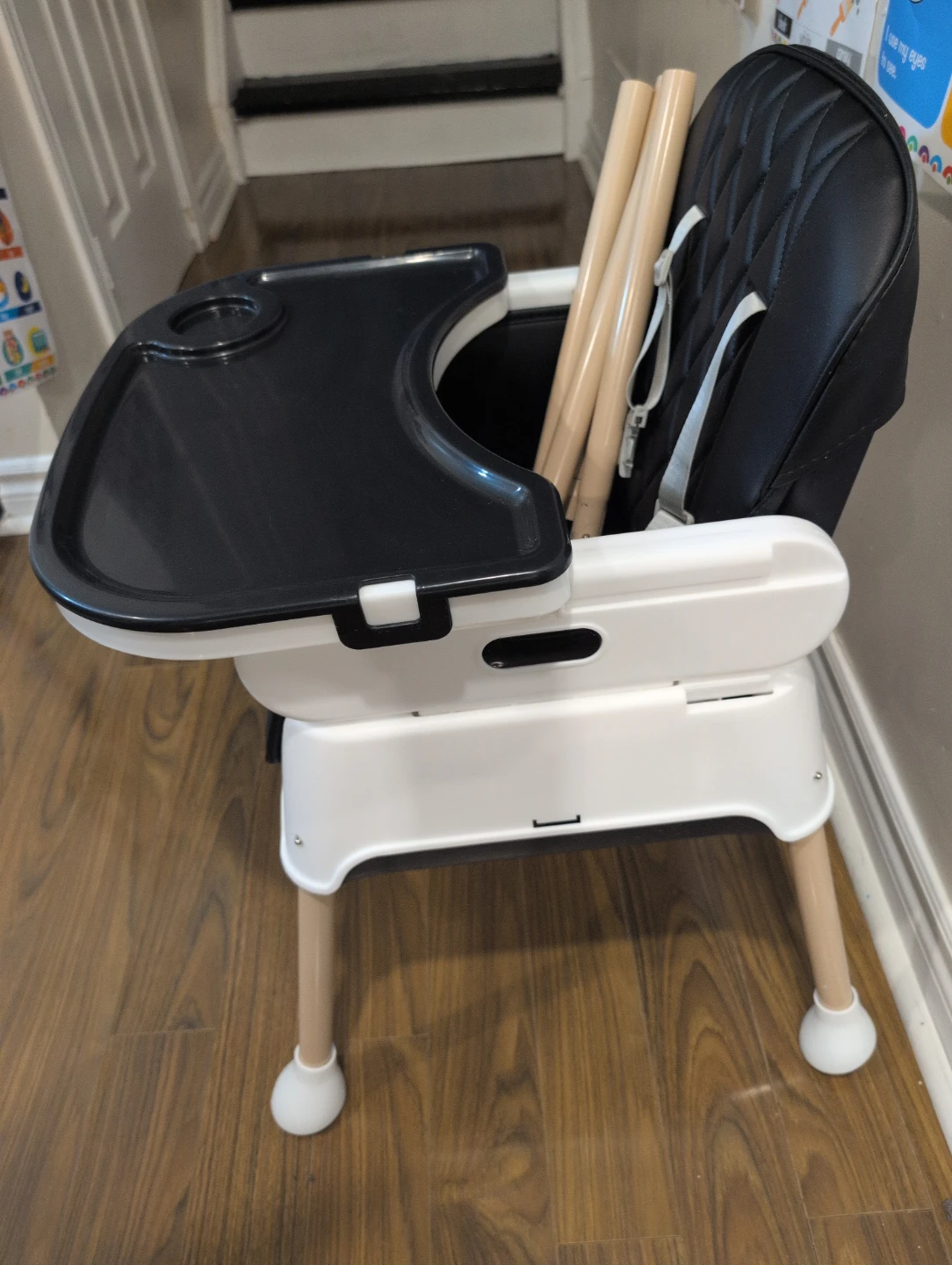 Black and White Baby High Chair - photo 2