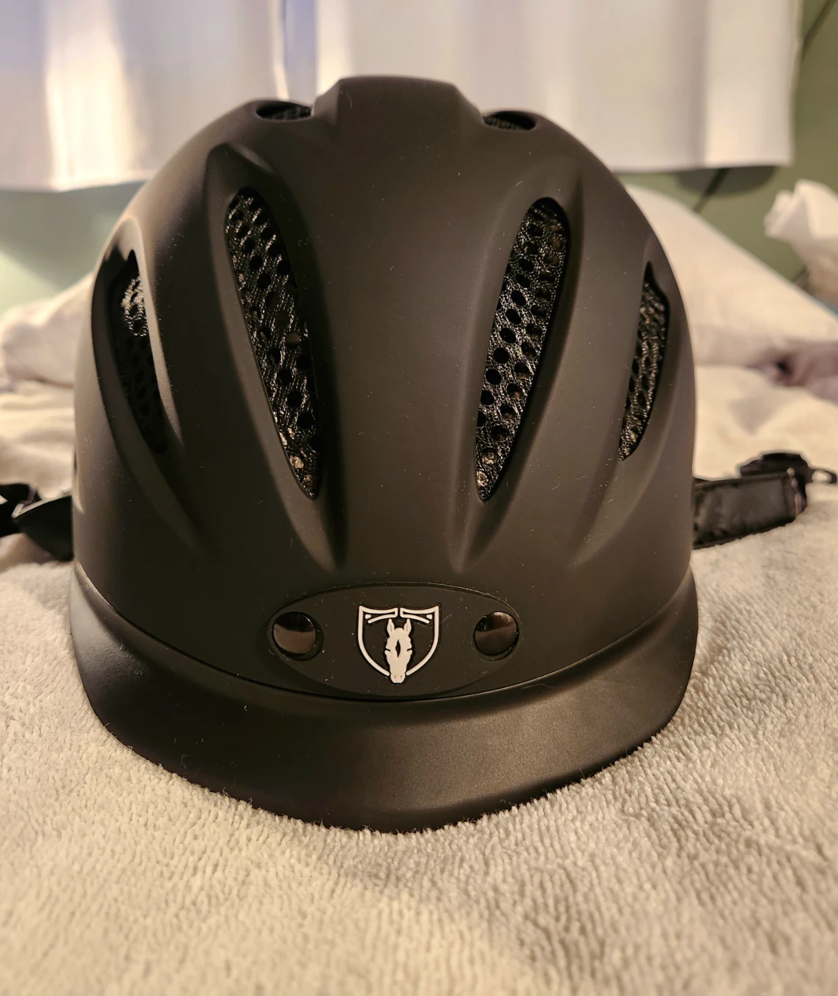 🌱Tipperary Black Equestrian Riding Helmet