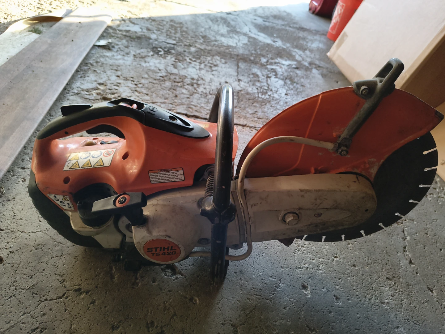 Stihl TS 420 Cutquik Concrete Saw - photo 2