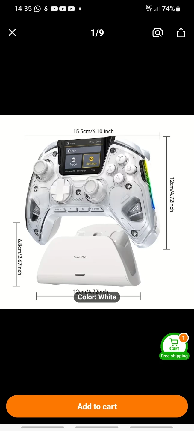 BRAND NEW IN BOX - Manba one V2 Xbox & PC gaming controller - photo 4
