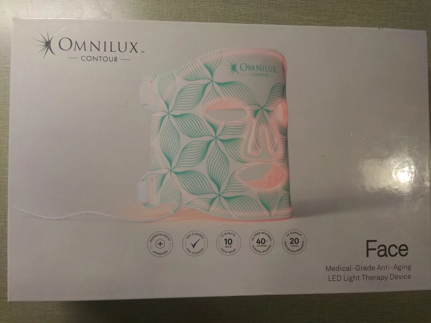 Omnilux Contour Face LED Light Therapy Device