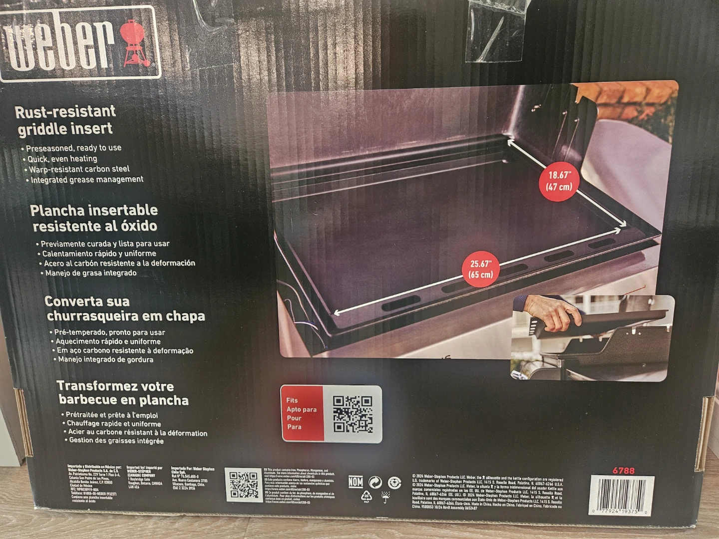 Weber Griddle Insert - photo 4