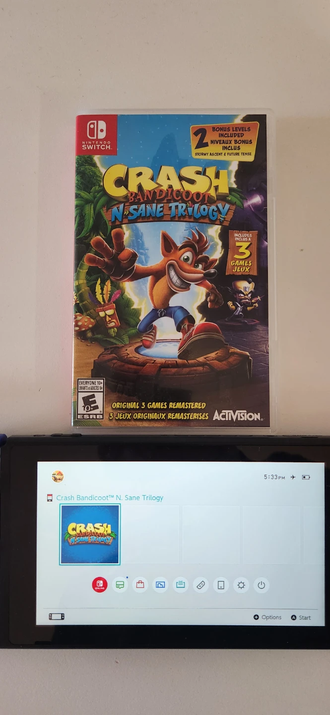 Crash Bandicoot N. Sane Trilogy Nintendo Switch Game