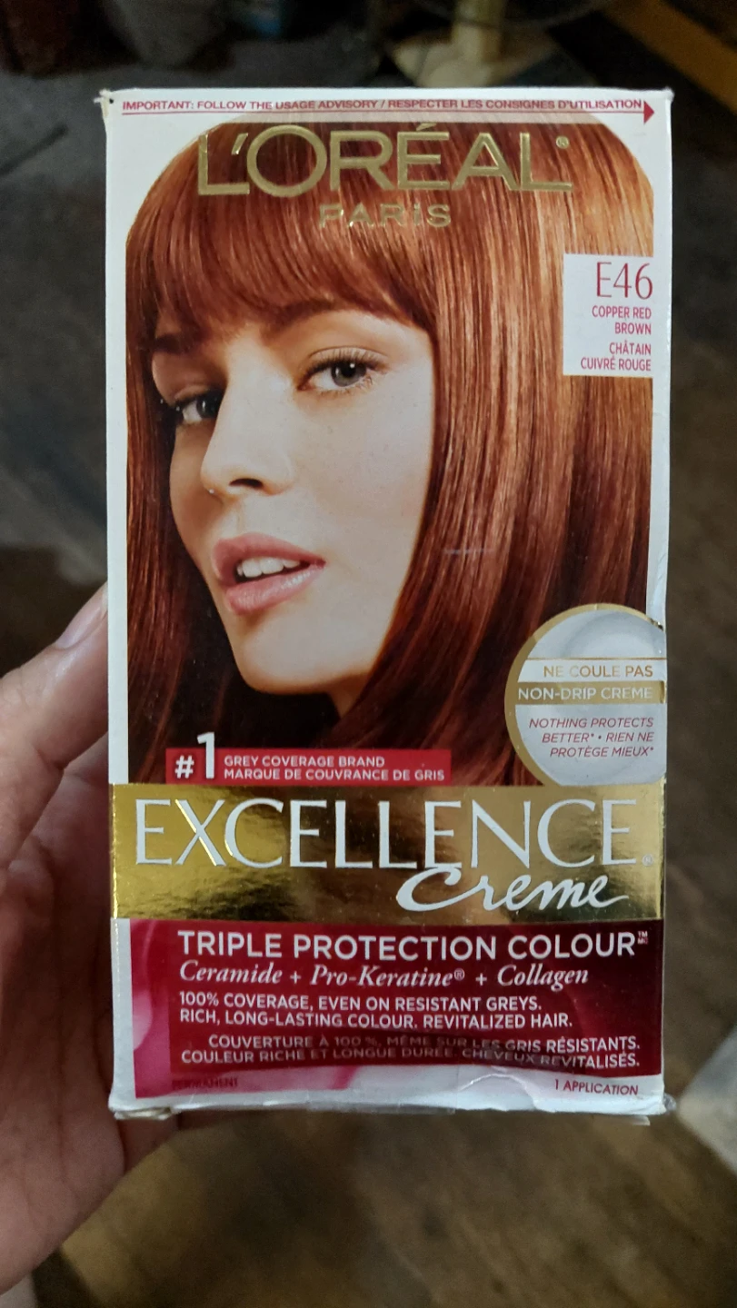 L'Oréal Paris Excellence Crème Hair Colour E46 Copper Red Brown