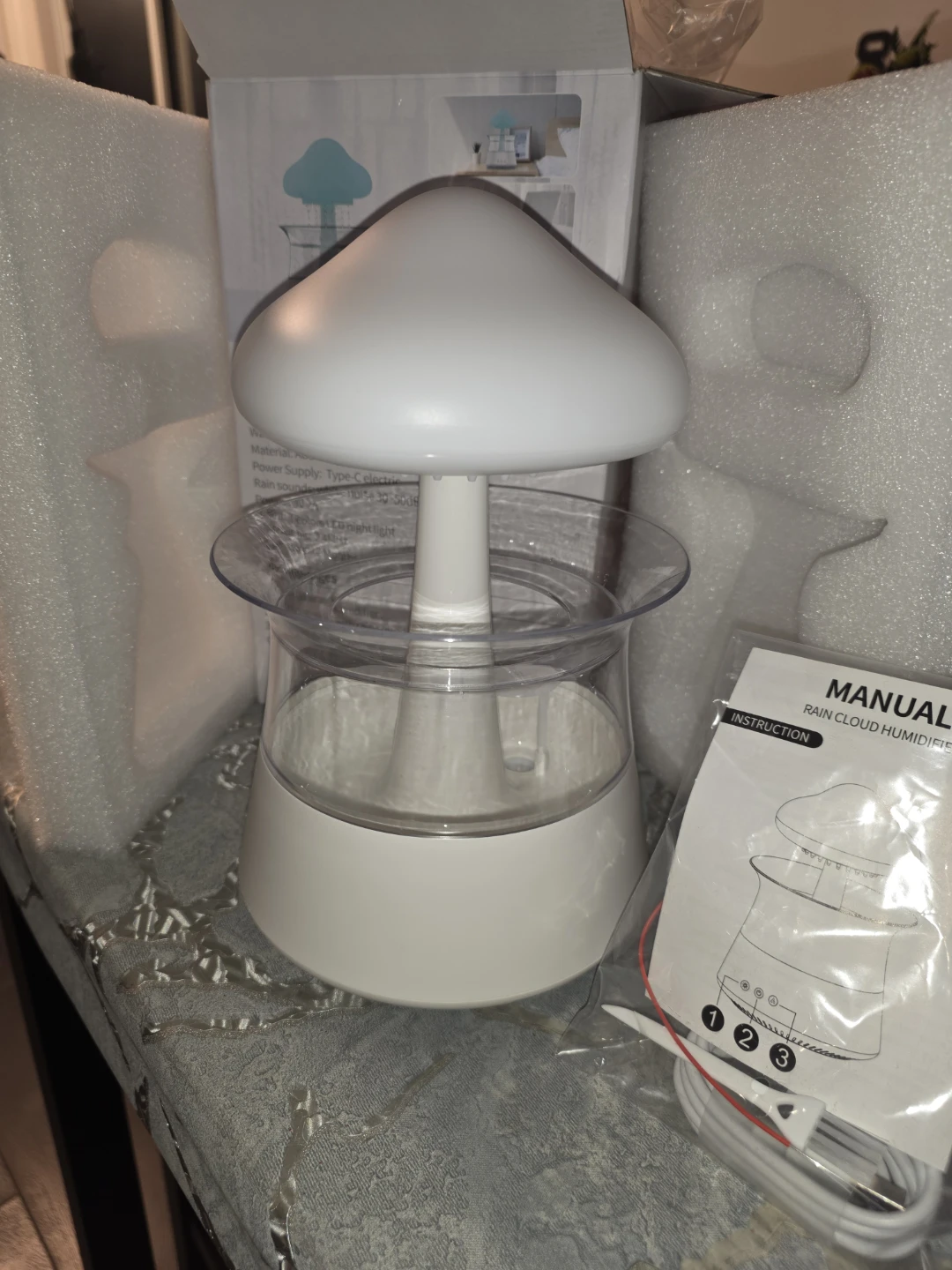AROMA DIFFUSER RAIN CLOUD HUMIDIFIER - photo 5