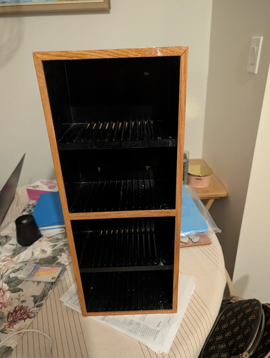 Wooden Storage Shelf Unit