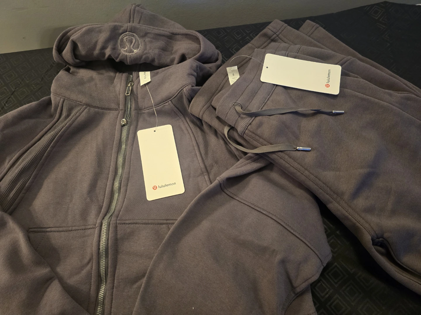 Lululemon Hoodie and Jogger Set - Grey