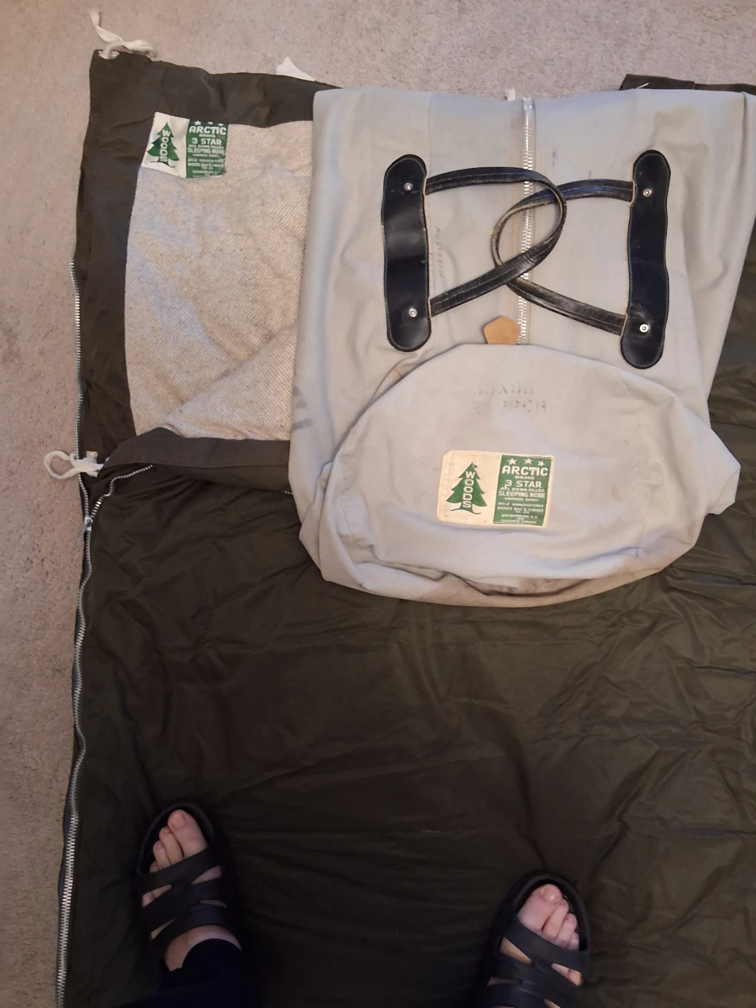 Woods Arctic 3 Star Sleeping Robe - All Down Filled