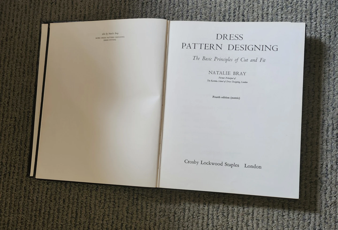 Fashion students pattern design books & ruler