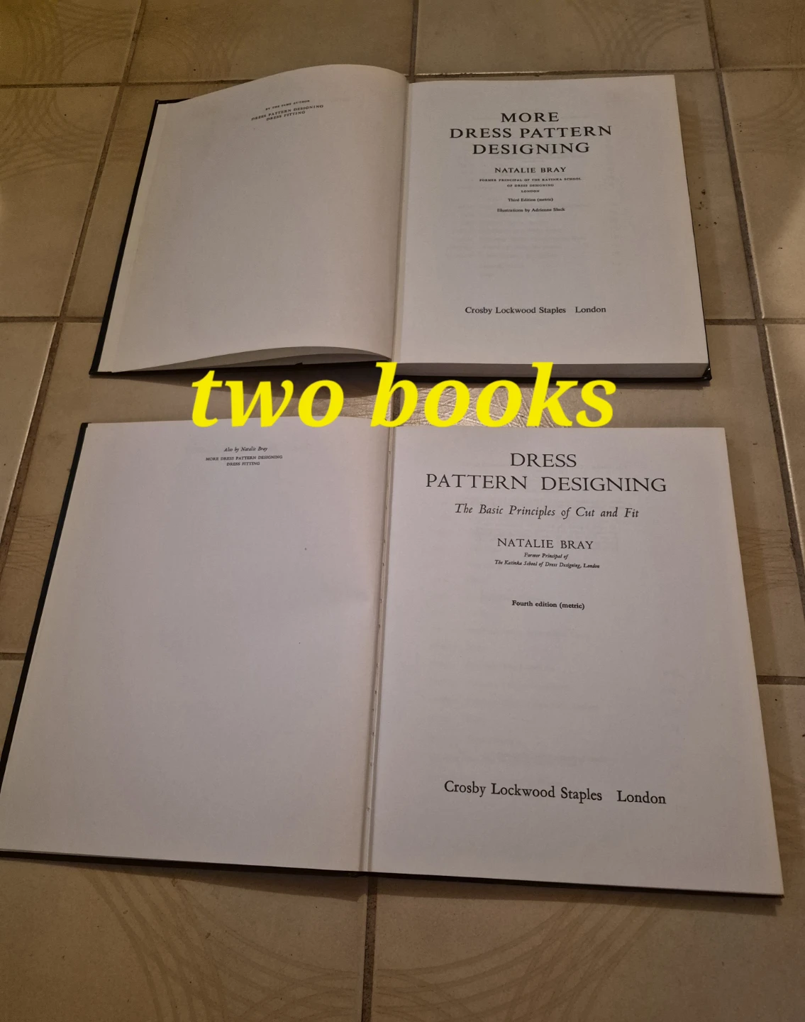Fashion students pattern design books & ruler - photo 3