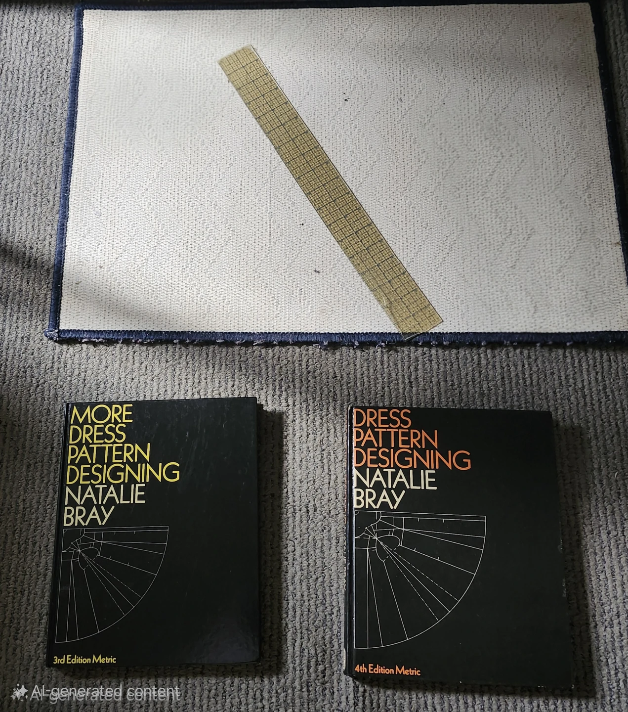 Fashion students pattern design books & ruler - photo 4