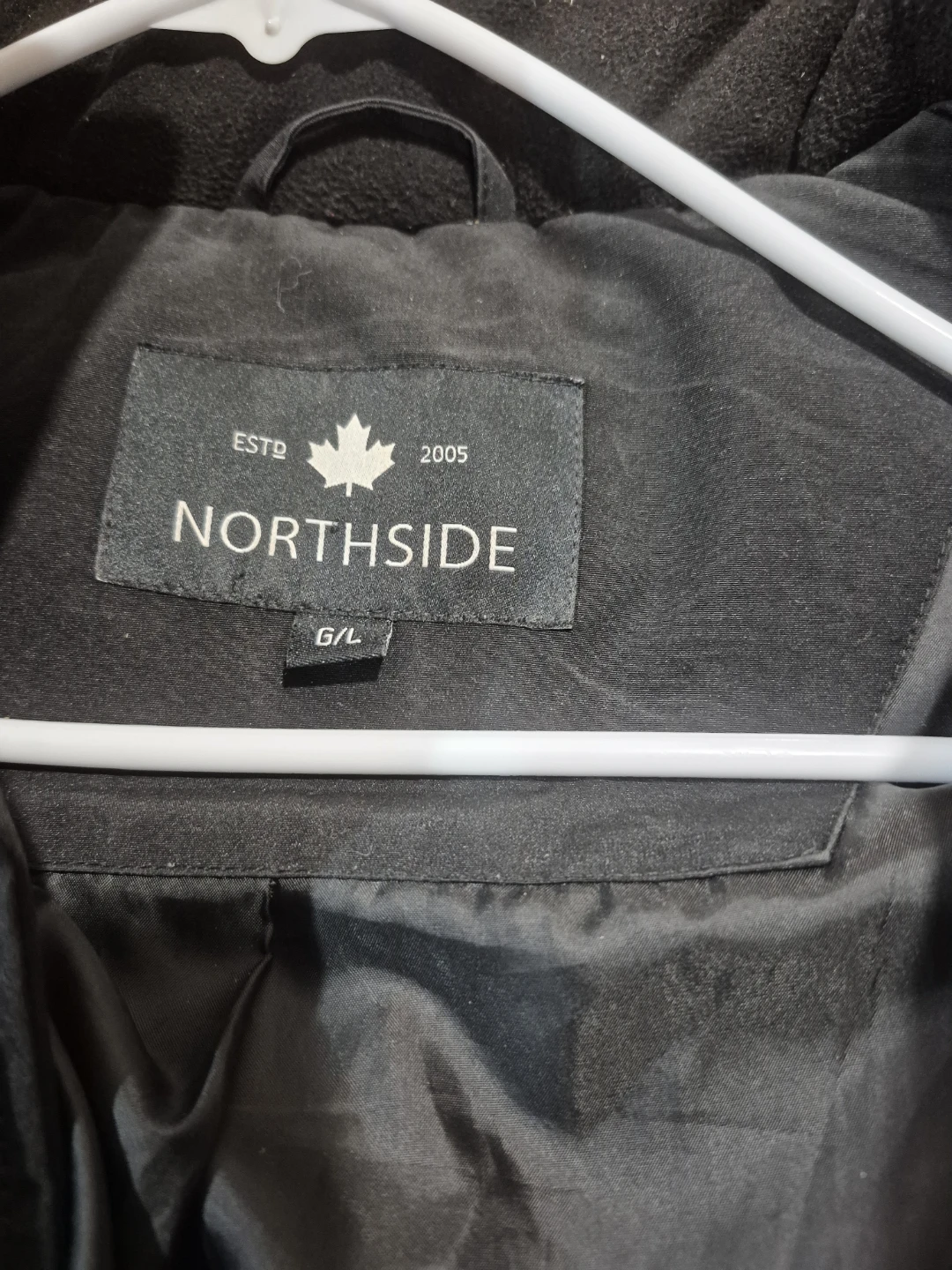 Northside Black Fur Hooded Parka Jacket Size G/L - photo 2