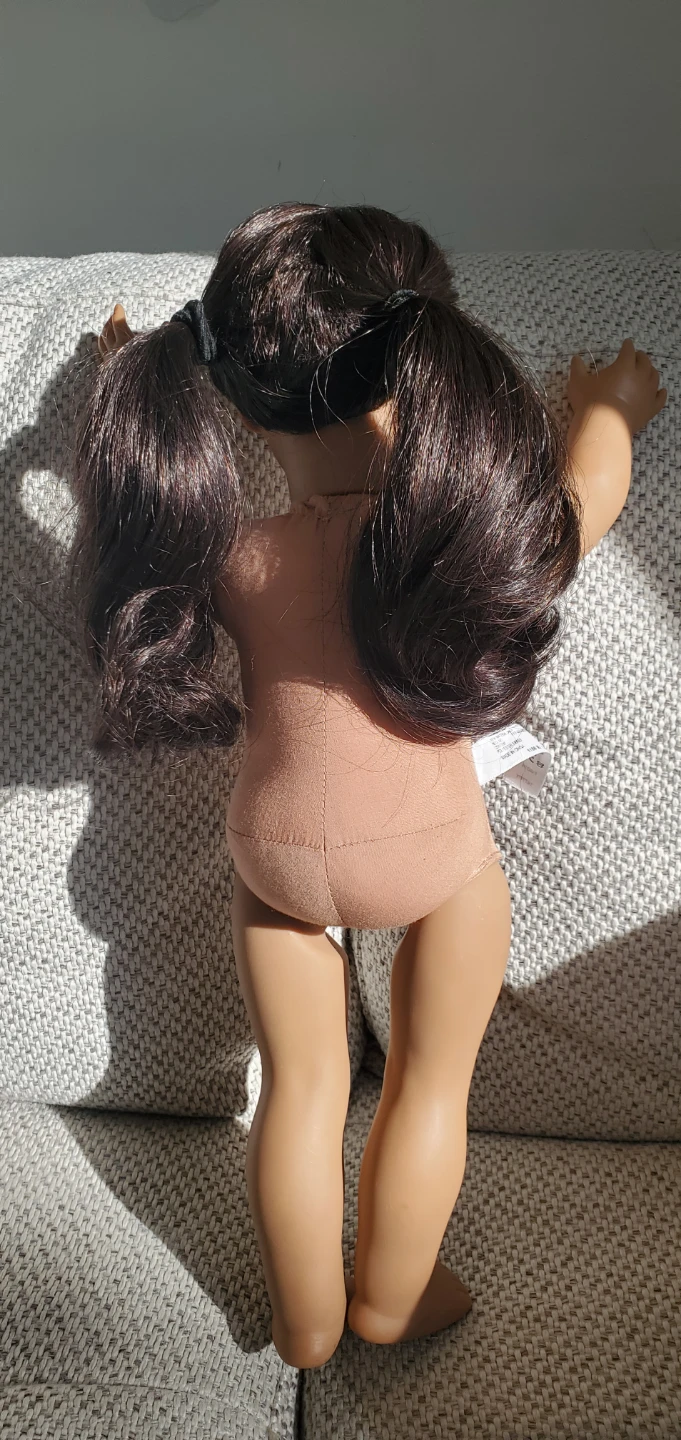 American Girl Doll with Brown Hair and Green Eyes - photo 3