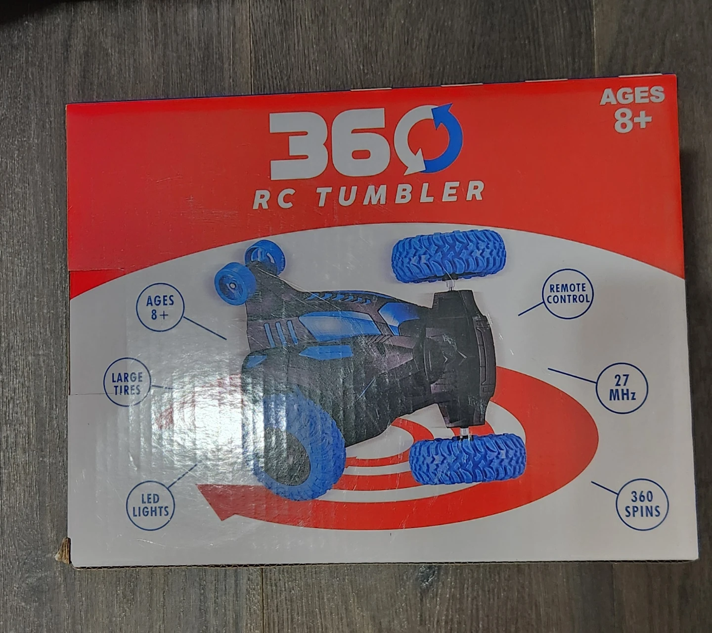 360 RC Tumbler Remote Control Car (Blue) - photo 3