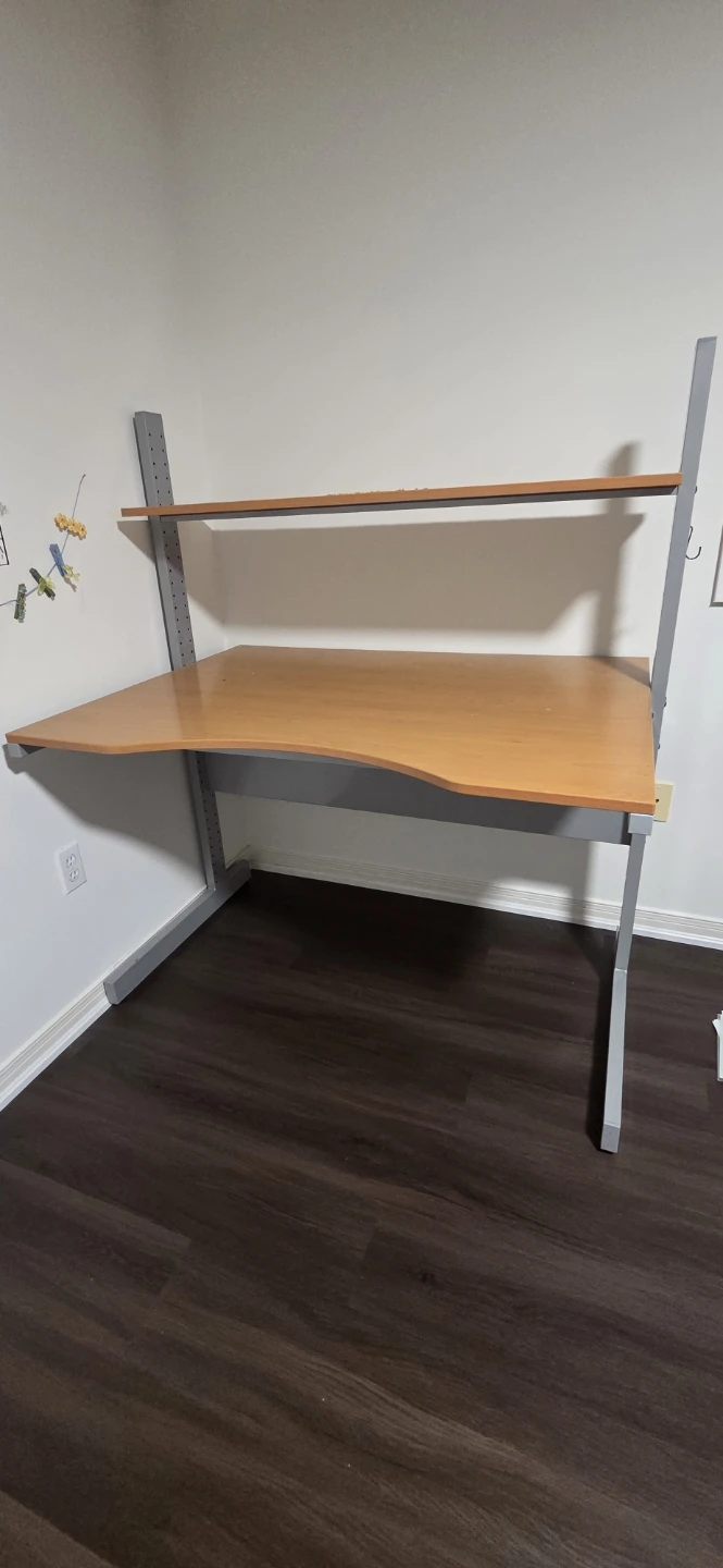 Desk with Shelf