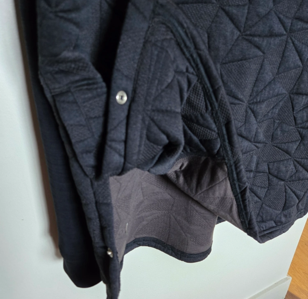 Dark Navy Quilted Activewear Hoodie - XL - photo 3