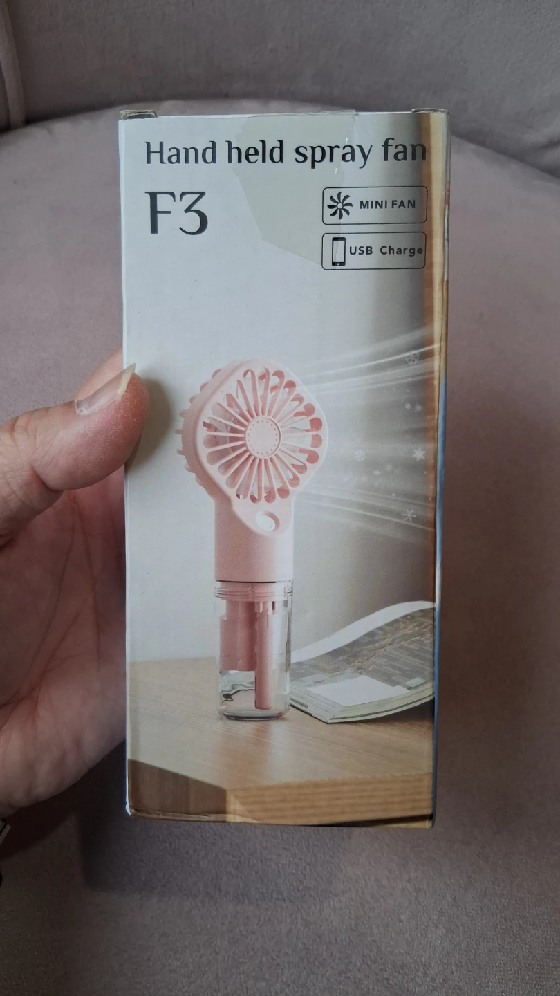 Upgraded Portable Fan Humidifier Cool Mist Frangance Diffuser - photo 5