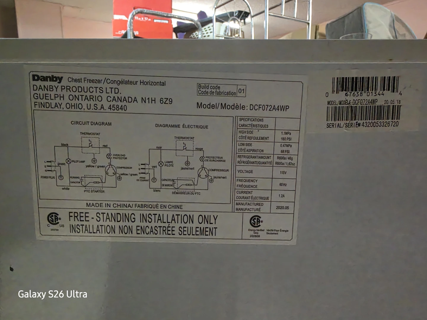 Danby Chest Freezer DCF072A4WP - photo 4