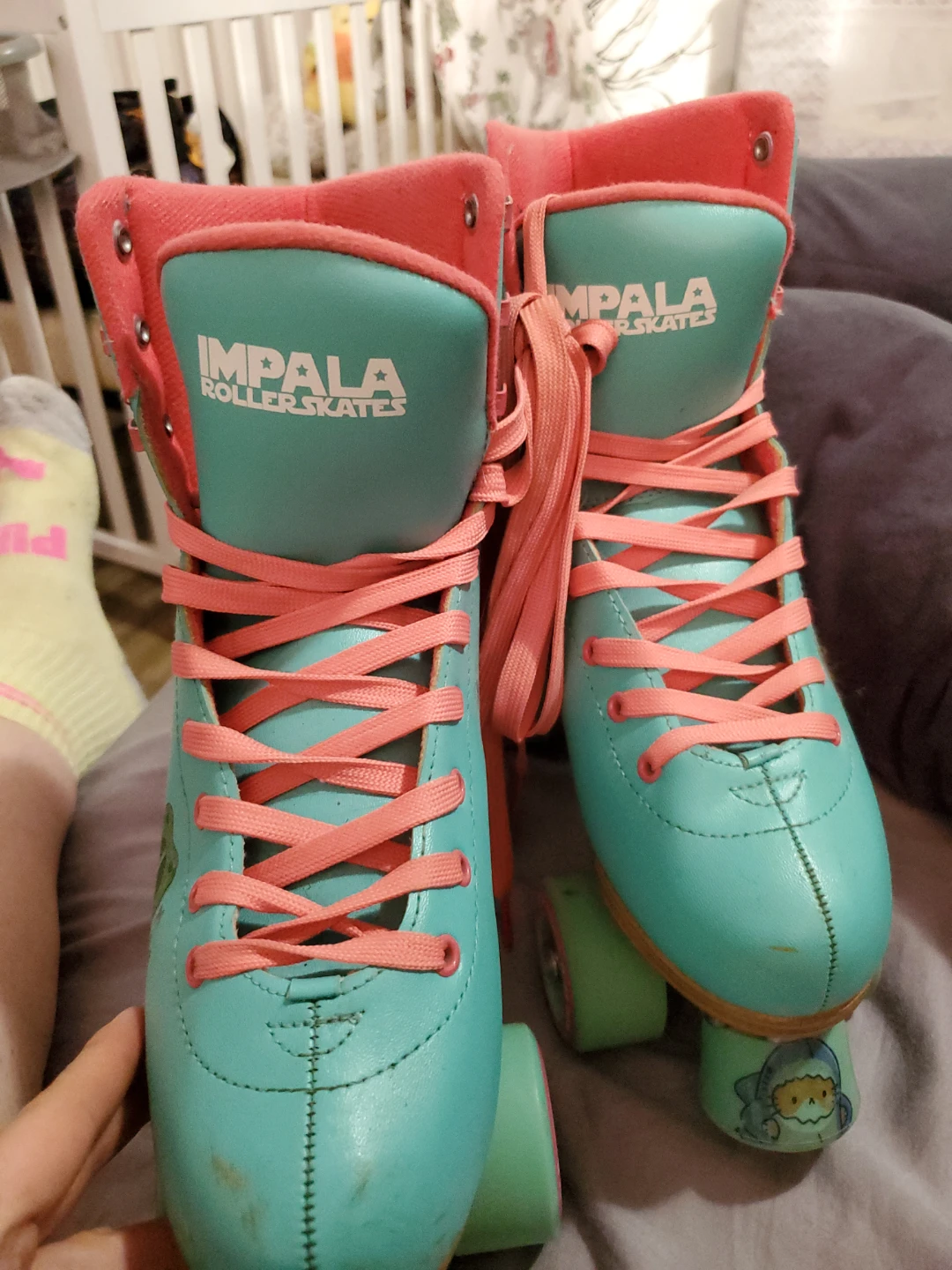 Impala Sidewalk Roller Skates - Teal, Size 8