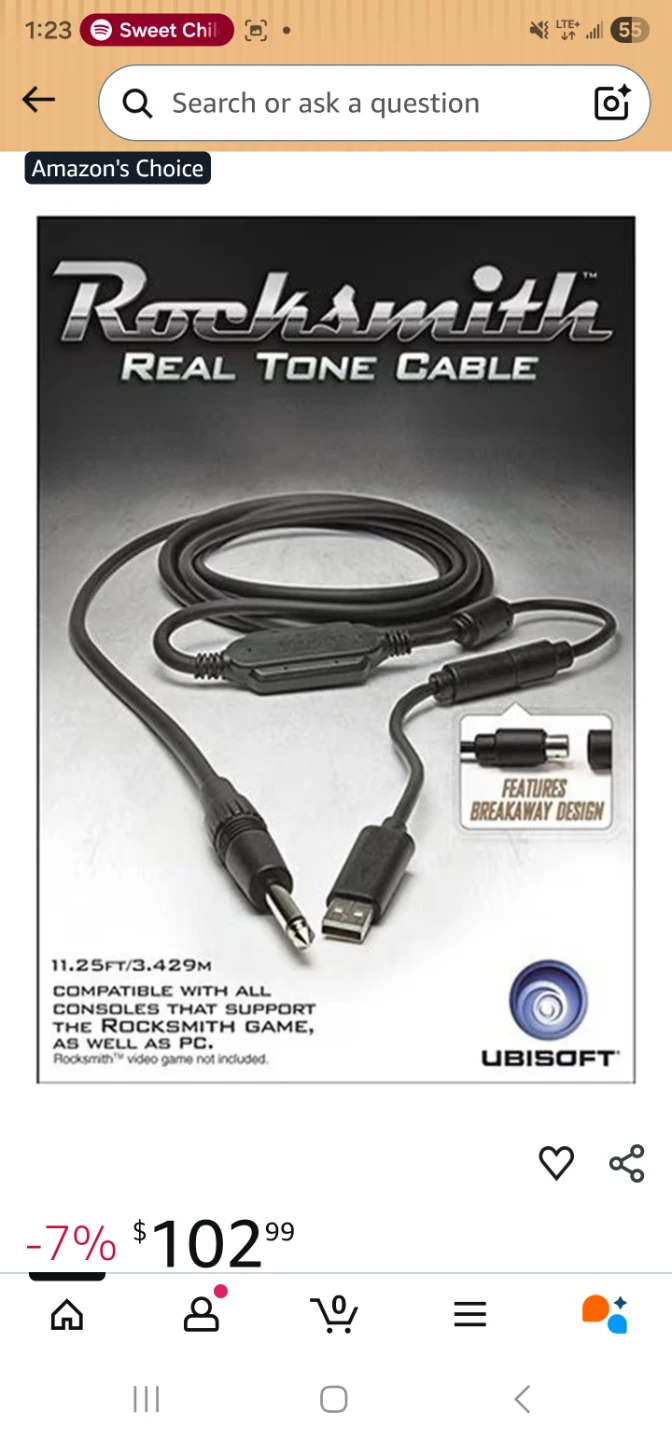 Ubisoft Rocksmith Real Tone Cables