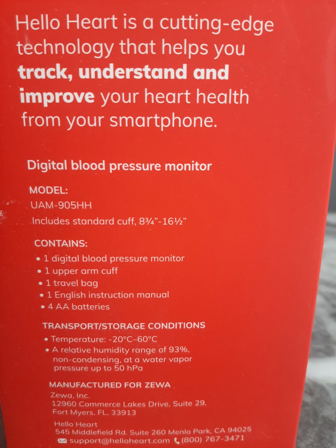Hello Heart Digital Blood Pressure Monitor UAM-905HH - photo 5