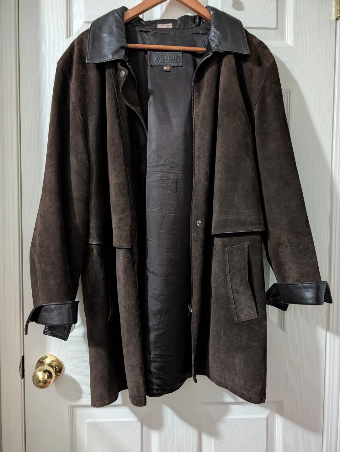 Leather Suede Jacket (Moving Sale)