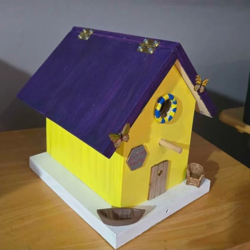 Decorative Wooden Birdhouse - photo 3