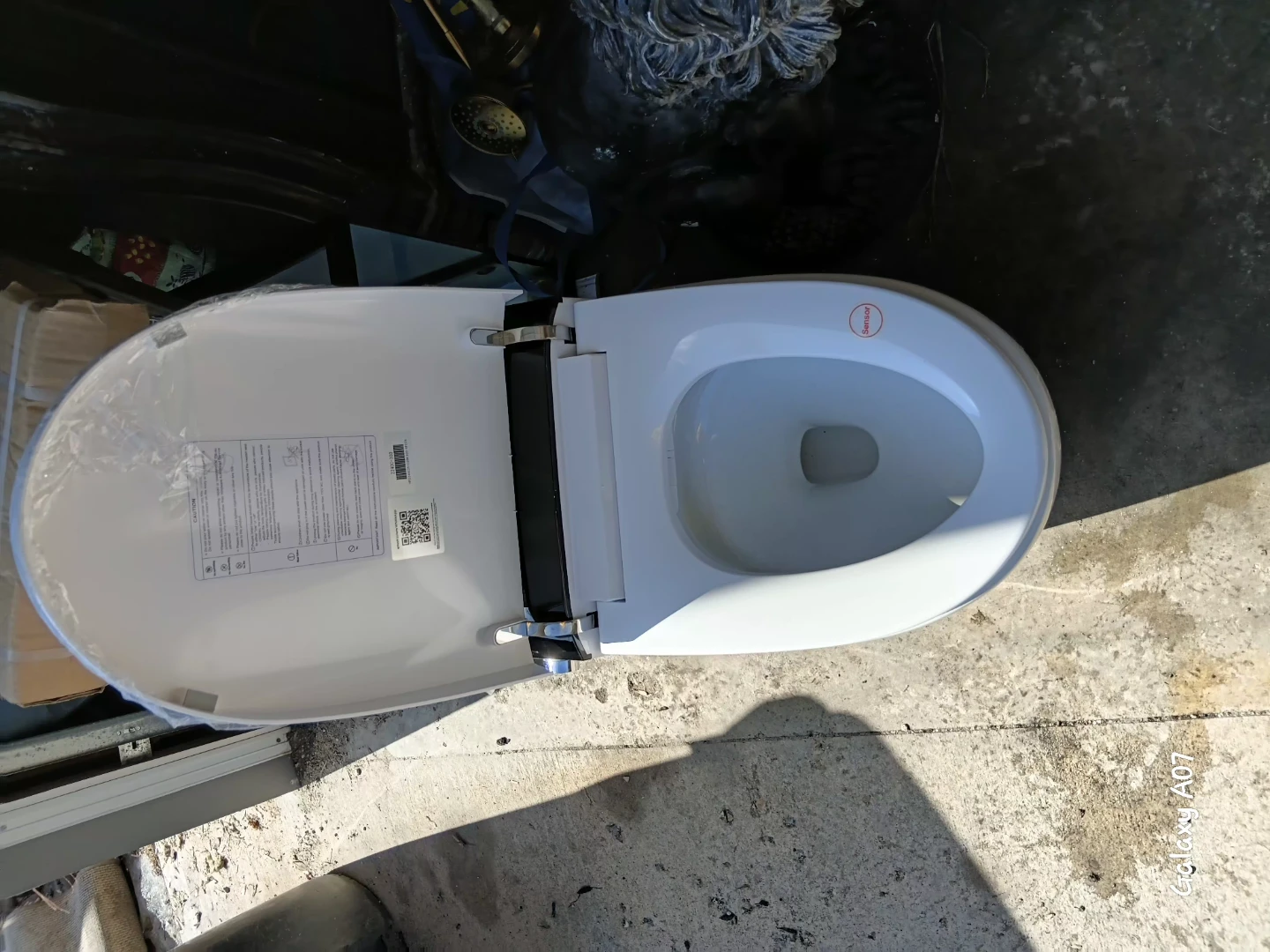 White and Black Bidet Toilet Seat - photo 3