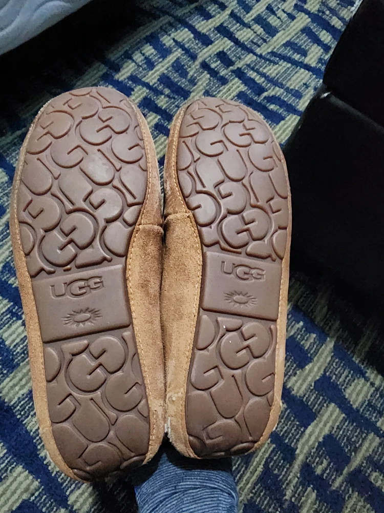 UGG Australia Brown Suede Shearling Slippers - photo 2