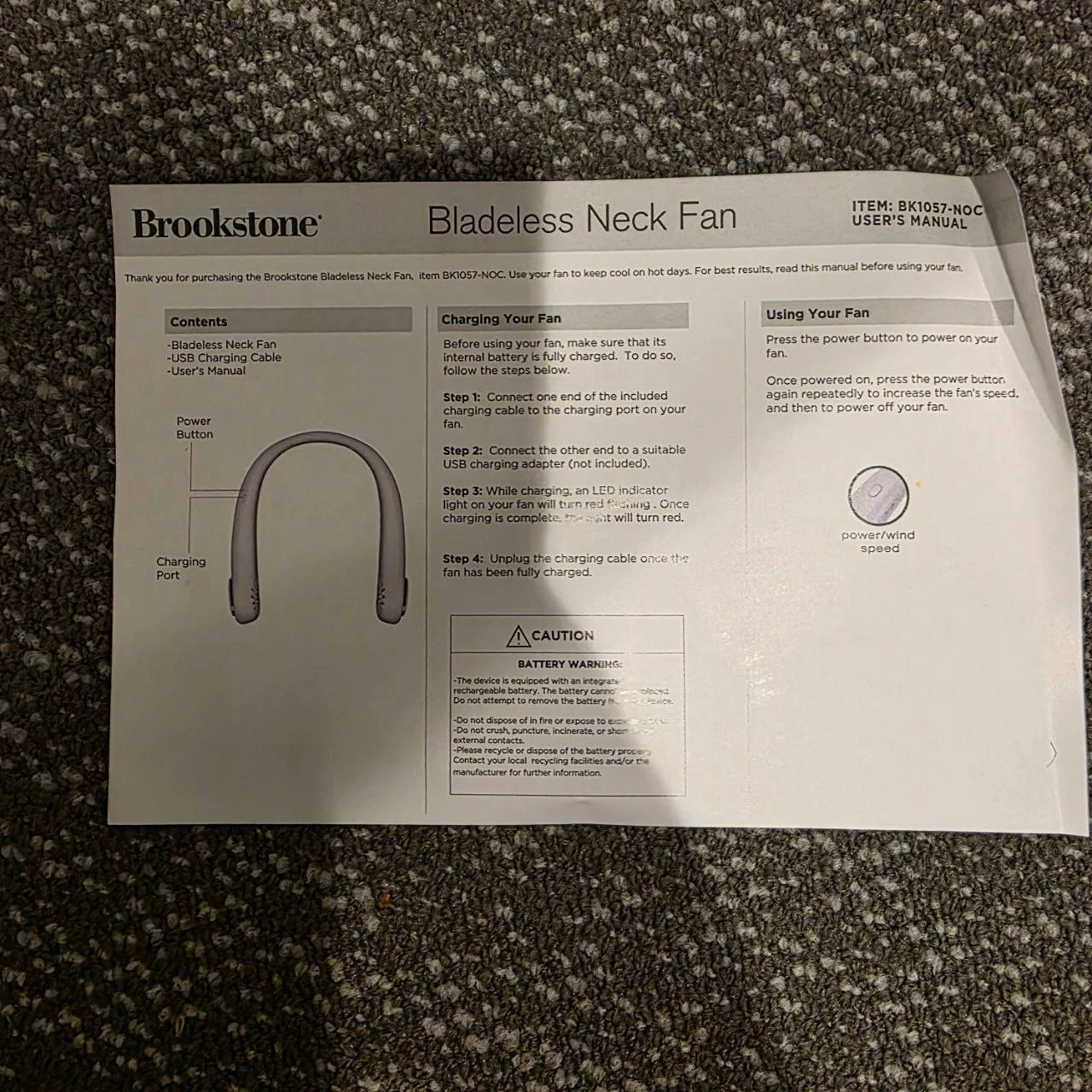Portable Neck Fan - photo 5