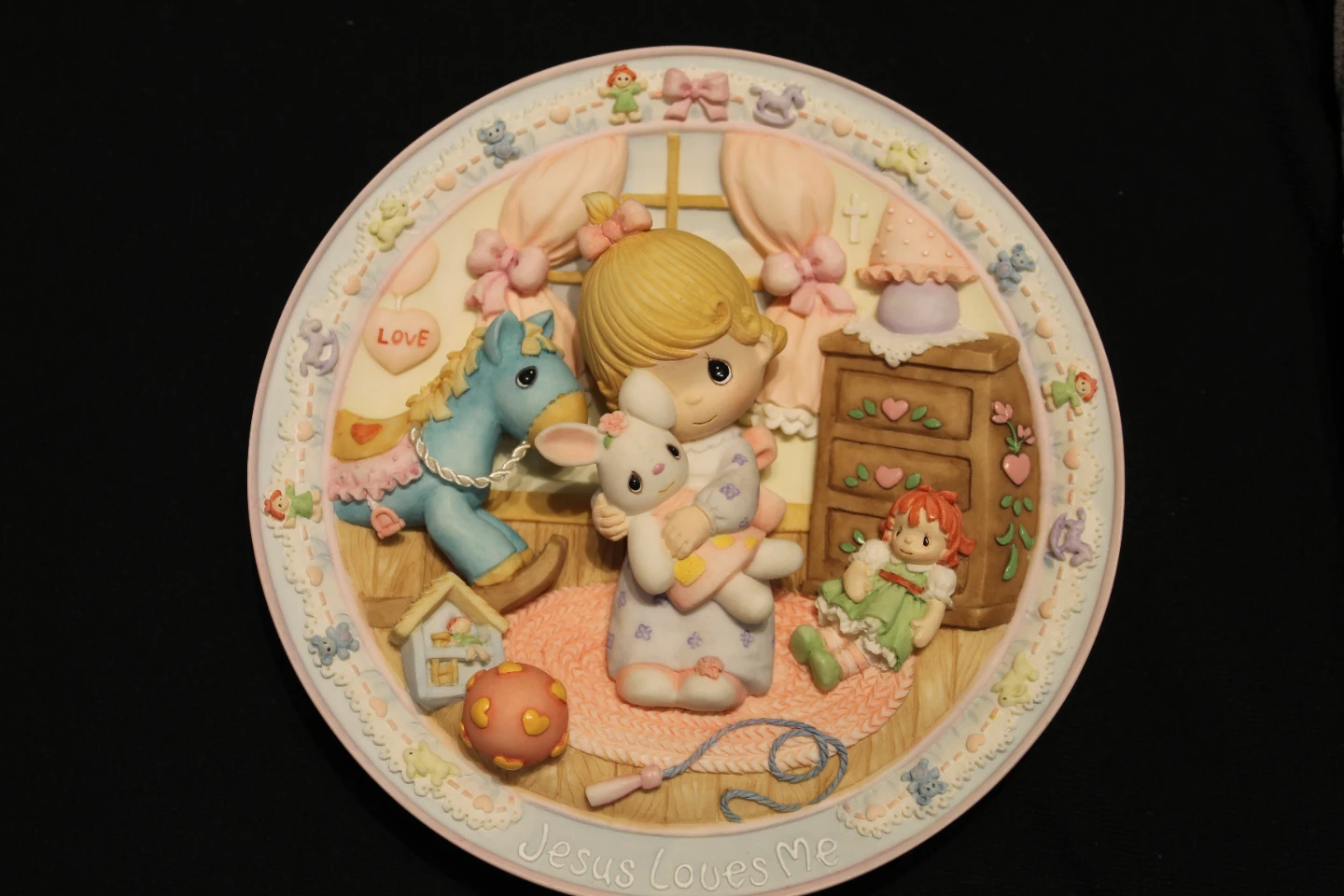 4 plates decoratives Precious Moments Decorative Plates Lot