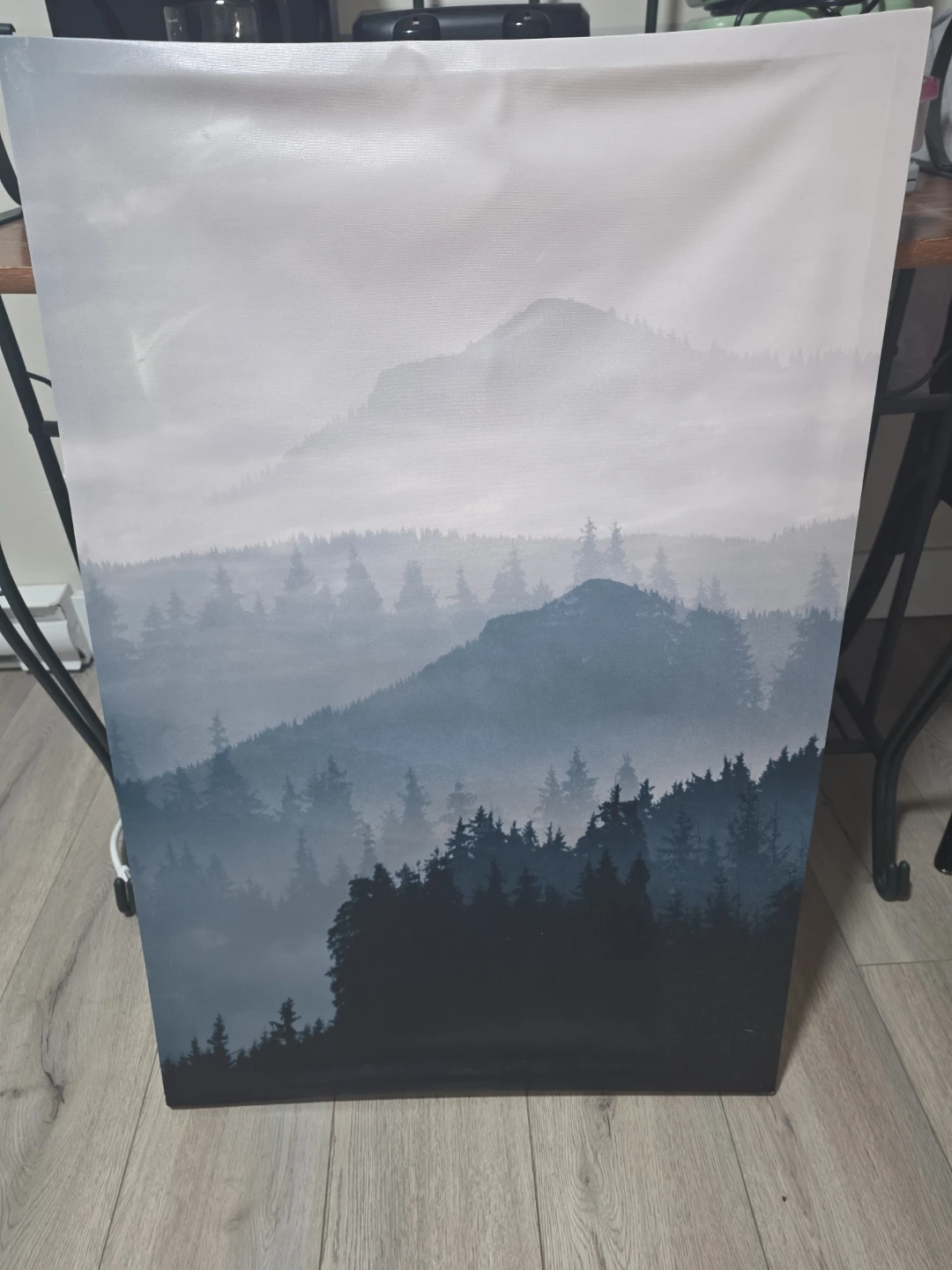Canvas Wall Art - Misty Mountains Landscape - photo 2