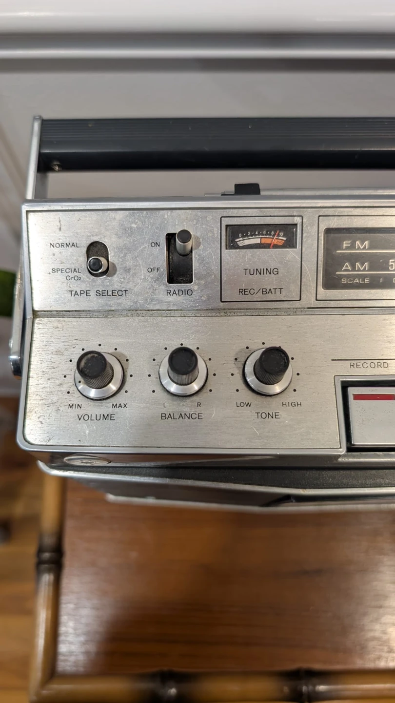 Sony CF-550A Stereo Radio Cassette-Corder Boombox - photo 4